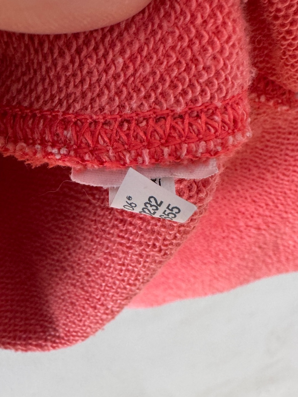 Oversized Aerie Crewneck Sweatshirt, Sz Medium cropped 3/4 sleeve raw edge - Picture 7 of 11